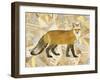 Red Fox Collage I-Nikki Galapon-Framed Art Print