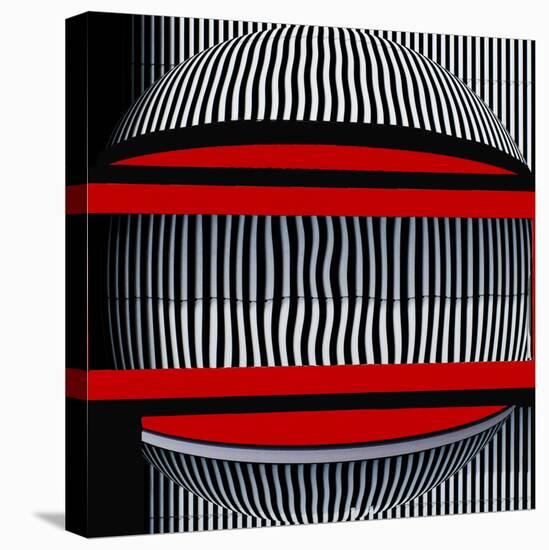 Red Frame With Attitude-Wayne Pearson-Stretched Canvas