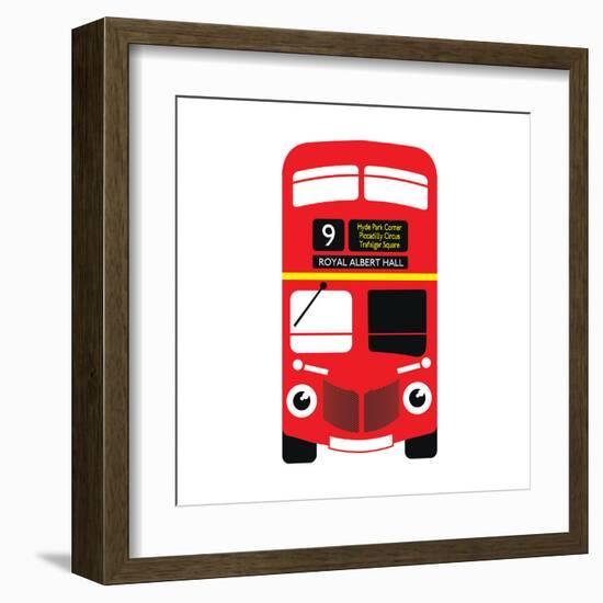 Red from London-Tosh-Framed Art Print