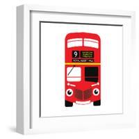 Red from London-Tosh-Framed Art Print