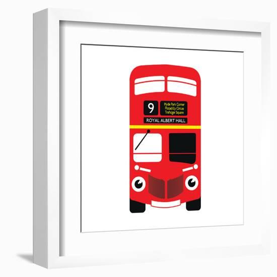 Red from London-Tosh-Framed Art Print