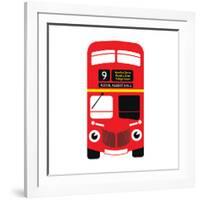 Red from London-Tosh-Framed Art Print