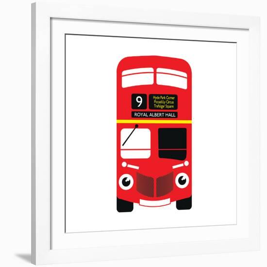 Red from London-Tosh-Framed Art Print