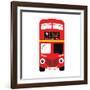 Red from London-Tosh-Framed Art Print