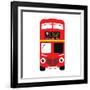 Red from London-Tosh-Framed Art Print