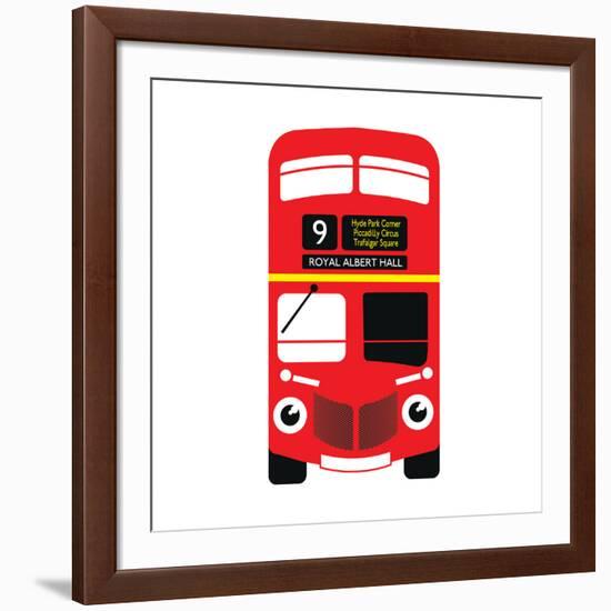 Red from London-Tosh-Framed Art Print