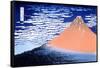 Red Fuji, 1823-1831-Katsushika Hokusai-Framed Stretched Canvas
