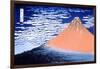 Red Fuji, 1823-1831-Katsushika Hokusai-Framed Giclee Print