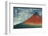 Red Fuji-Katsushika Hokusai-Framed Art Print