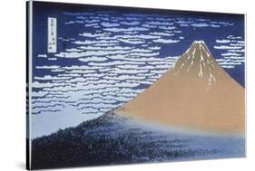 Red Fuji-Katsushika Hokusai-Stretched Canvas