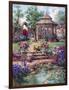 Red Garden Gate-Barbara Mock-Framed Giclee Print