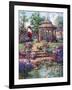 Red Garden Gate-Barbara Mock-Framed Giclee Print