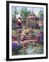 Red Garden Gate-Barbara Mock-Framed Premium Giclee Print