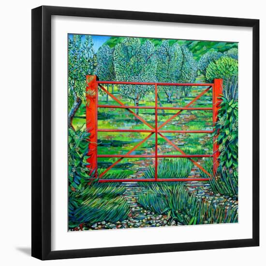 Red Gate, Summer, 2010-Noel Paine-Framed Giclee Print