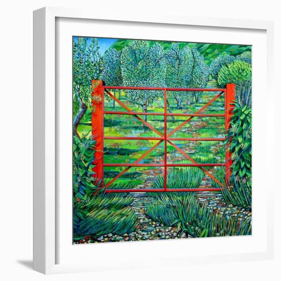 Red Gate, Summer, 2010-Noel Paine-Framed Giclee Print