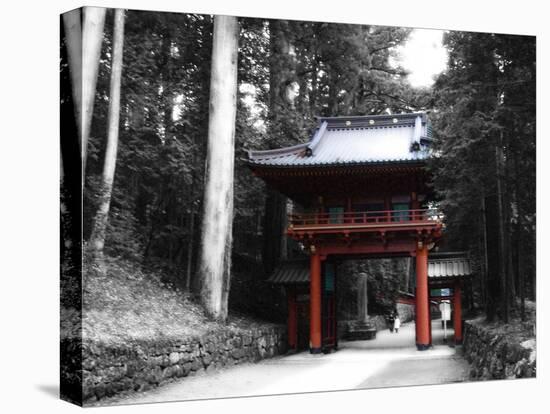 Red Gate-NaxArt-Stretched Canvas