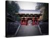 Red Gates And Temple-NaxArt-Stretched Canvas