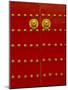 Red Gates by Forbidden City, Beijing, China-Walter Bibikow-Mounted Photographic Print