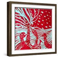 Red Geese-Mary Smith-Framed Giclee Print