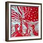 Red Geese-Mary Smith-Framed Giclee Print