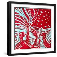 Red Geese-Mary Smith-Framed Giclee Print