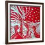 Red Geese-Mary Smith-Framed Giclee Print