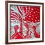 Red Geese-Mary Smith-Framed Giclee Print