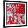 Red Geese-Mary Smith-Framed Giclee Print