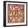 Red Geo 6-Jace Grey-Framed Art Print