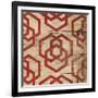 Red Geo 6-Jace Grey-Framed Art Print