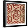 Red Geo 6-Jace Grey-Framed Art Print