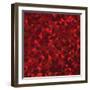 Red Geometric Background. Vector Mosaic Pattern-ESSL-Framed Photographic Print