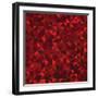 Red Geometric Background. Vector Mosaic Pattern-ESSL-Framed Photographic Print