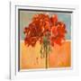 Red Geraniums I-Patricia Pinto-Framed Art Print