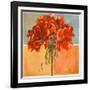 Red Geraniums I-Patricia Pinto-Framed Art Print