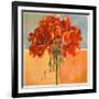 Red Geraniums I-Patricia Pinto-Framed Art Print