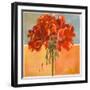 Red Geraniums I-Patricia Pinto-Framed Art Print