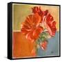 Red Geraniums II-Patricia Pinto-Framed Stretched Canvas