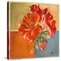 Red Geraniums II-Patricia Pinto-Stretched Canvas