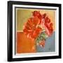 Red Geraniums II-Patricia Pinto-Framed Art Print