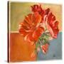 Red Geraniums II-Patricia Pinto-Stretched Canvas