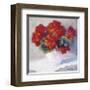 Red Geraniums-B^ Oliver-Framed Giclee Print