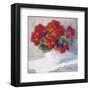 Red Geraniums-Bunny Oliver-Framed Art Print