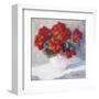 Red Geraniums-Bunny Oliver-Framed Art Print