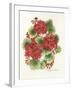 Red Geraniums-Kathleen Parr McKenna-Framed Art Print