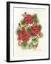 Red Geraniums-Kathleen Parr McKenna-Framed Art Print