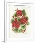 Red Geraniums-Kathleen Parr McKenna-Framed Art Print