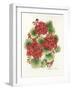 Red Geraniums-Kathleen Parr McKenna-Framed Art Print