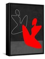 Red Girl 1-Felix Podgurski-Framed Stretched Canvas