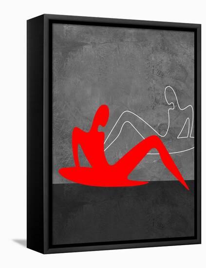 Red Girl 2-Felix Podgurski-Framed Stretched Canvas